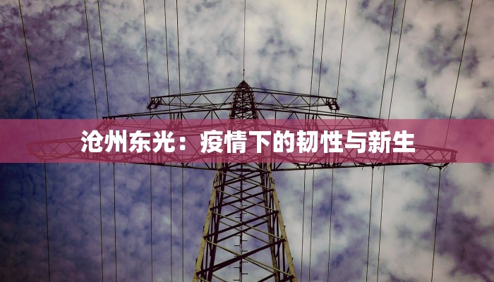 沧州东光:疫情下的韧性与新生 沧州东光:疫情下的韧性与新生