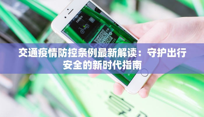 交通疫情防控条例最新解读:守护出行安全的新时代指南 交通疫情防控条例最新解读:守护出行安全的新时代指南